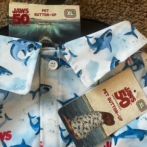 Jaws Button Up Shirt for Pets